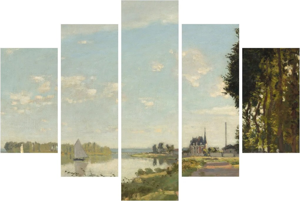 Tablou - Claude Monet, Argenteuil, reproducere (150x105 cm)