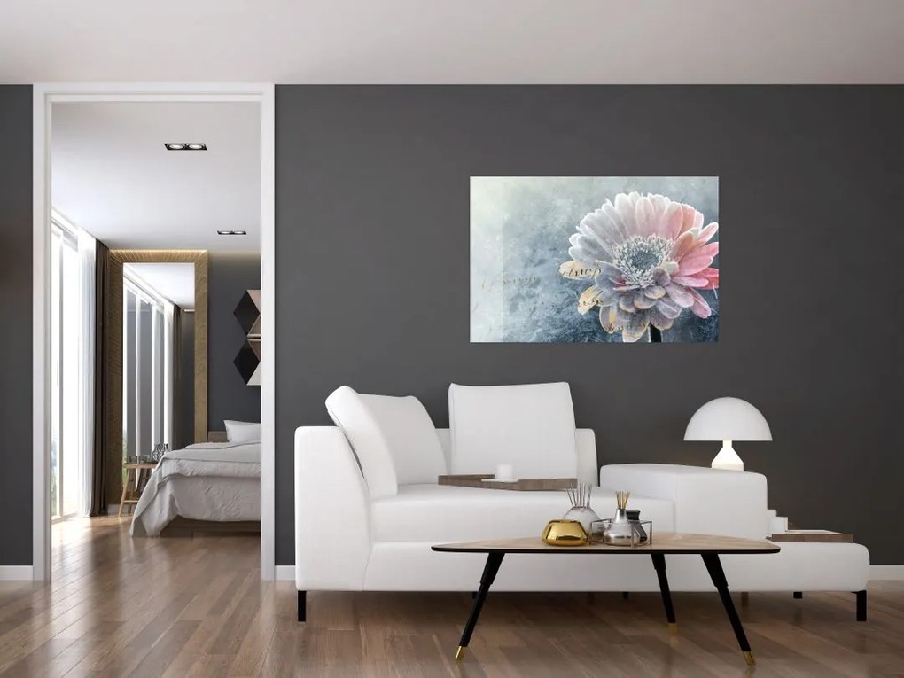 Tablou - Floare de iarnă (90x60 cm)