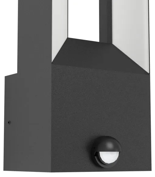 Aplică LED de exterior cu senzor RIFORANO 2xLED/5W/230V IP44 Eglo 98726