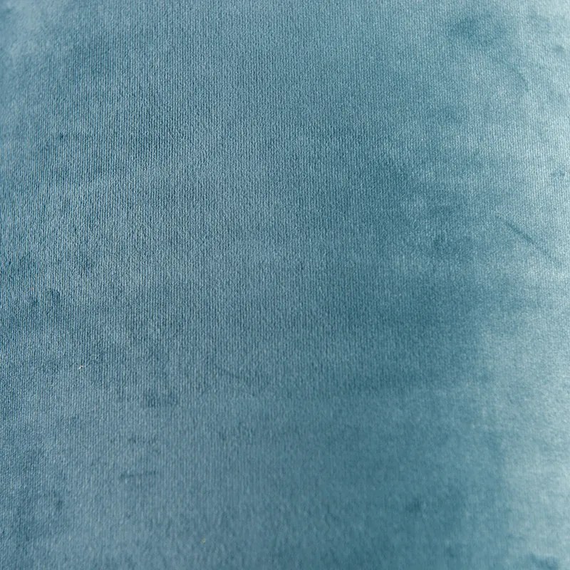 Abajur din catifea albastră 40/40/40 cu interior auriu