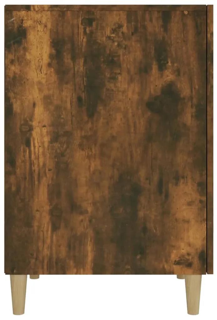 Birou, stejar fumuriu, 140x50x75 cm, lemn compozit Stejar afumat