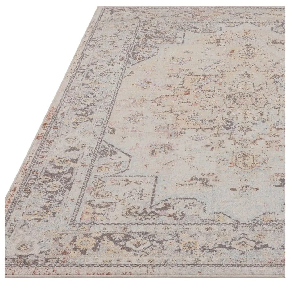 Covor crem 200x290 cm Flores – Asiatic Carpets