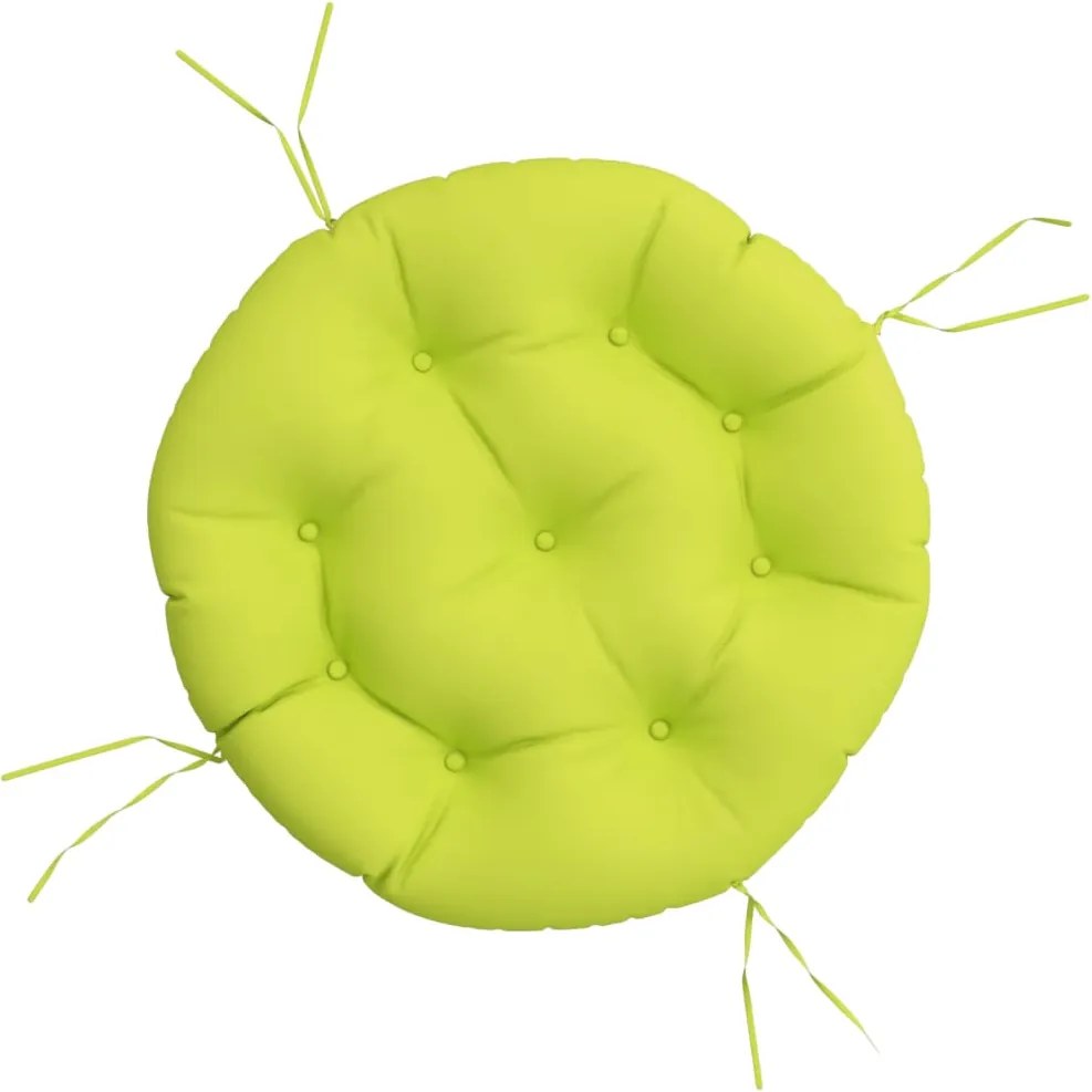 vidaXL Pernă rotundă, verde deschis, Ø 60 x11 cm, țesătură Oxford