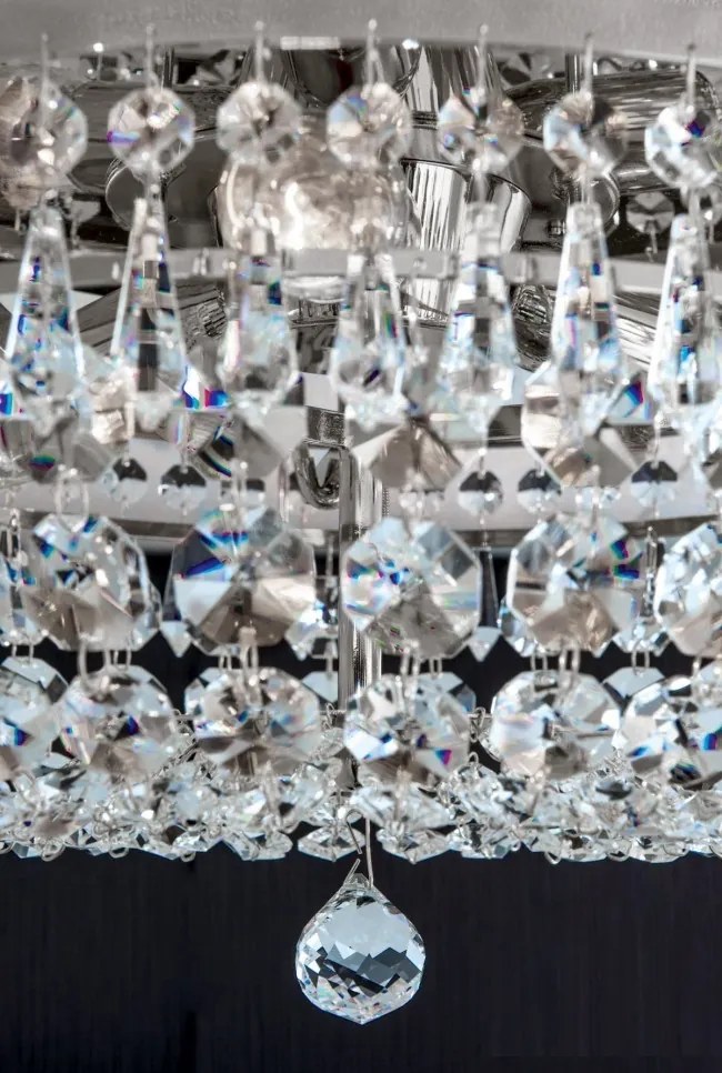 Lustra aplicata cristal Schöler design de lux Sheraton 35cm, chrome