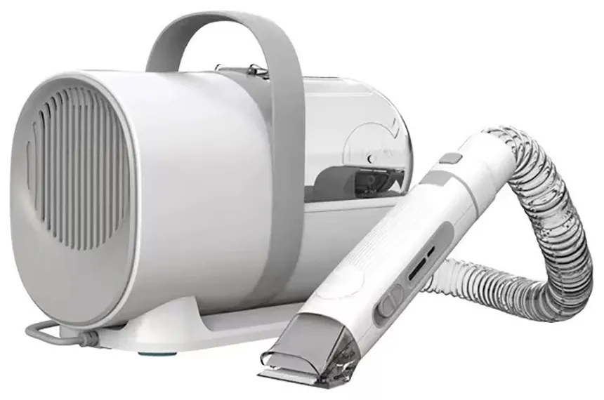 Set de ingrijire animale de companie cu rezervor de aspirare si accesorii