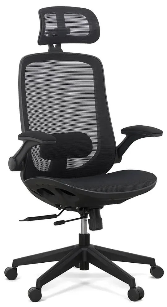 Scaun ergonomic SYYT 9509 negru, mesh complet și șezut reglabil