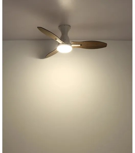 Globo 03671W - Ventilator tavan LED GALE 22W 230V 3000/4500/6000K +DO