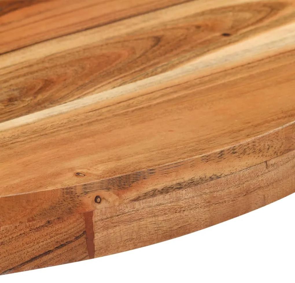 Masa de bistro, O70x75 cm, lemn masiv de acacia, rotunda 1, O 70 x 75 cm, lemn masiv de acacia