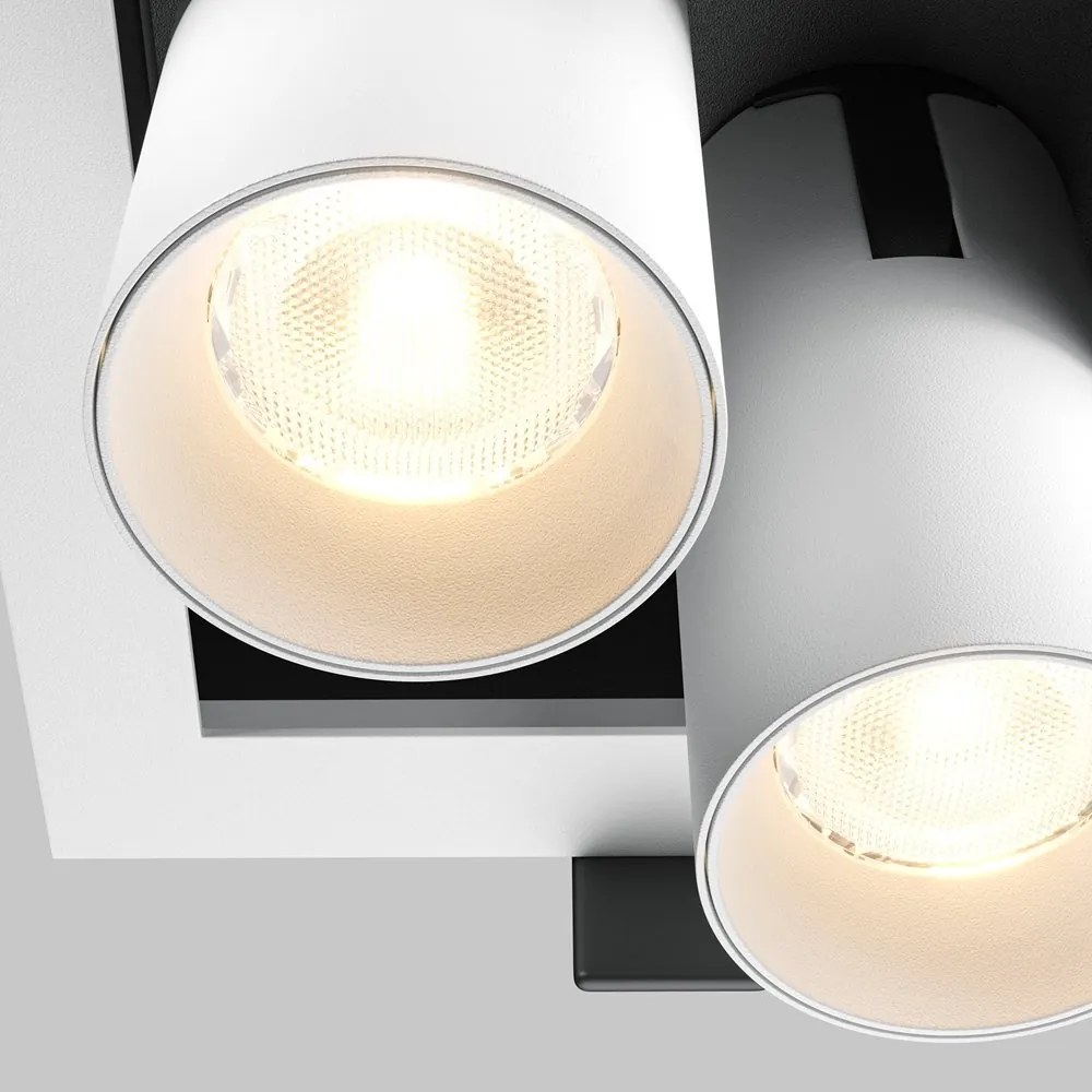 Spot LED incastrabil design tehnic Magnum 2 alb
