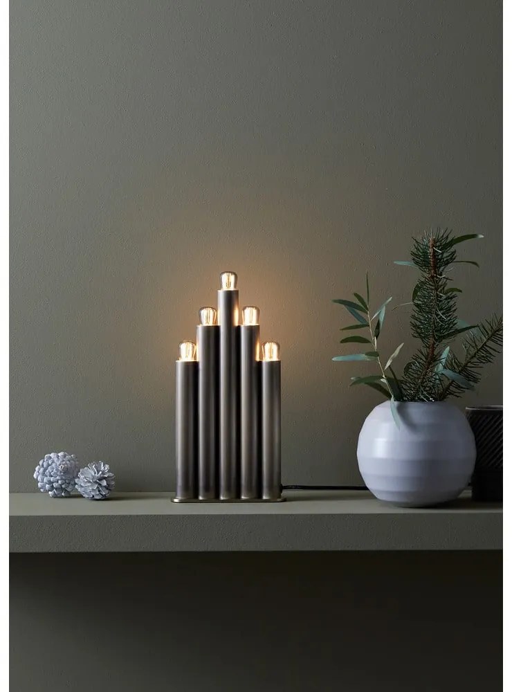 Suport lumânări de Crăciun Markslöjd Organo, auriu