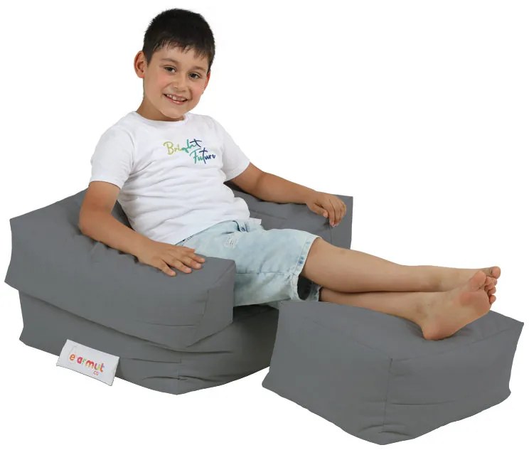 Fotoliu puf Kids (Gri). 1073219