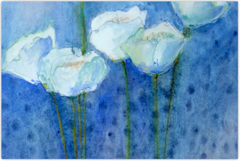 Tablou - Lalele albe (90x60 cm)