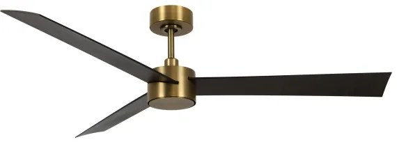 Ventilator LED dimabil Lucci air 21610549 CLIMATE 12W/230V wenge/auriu + telecomandă