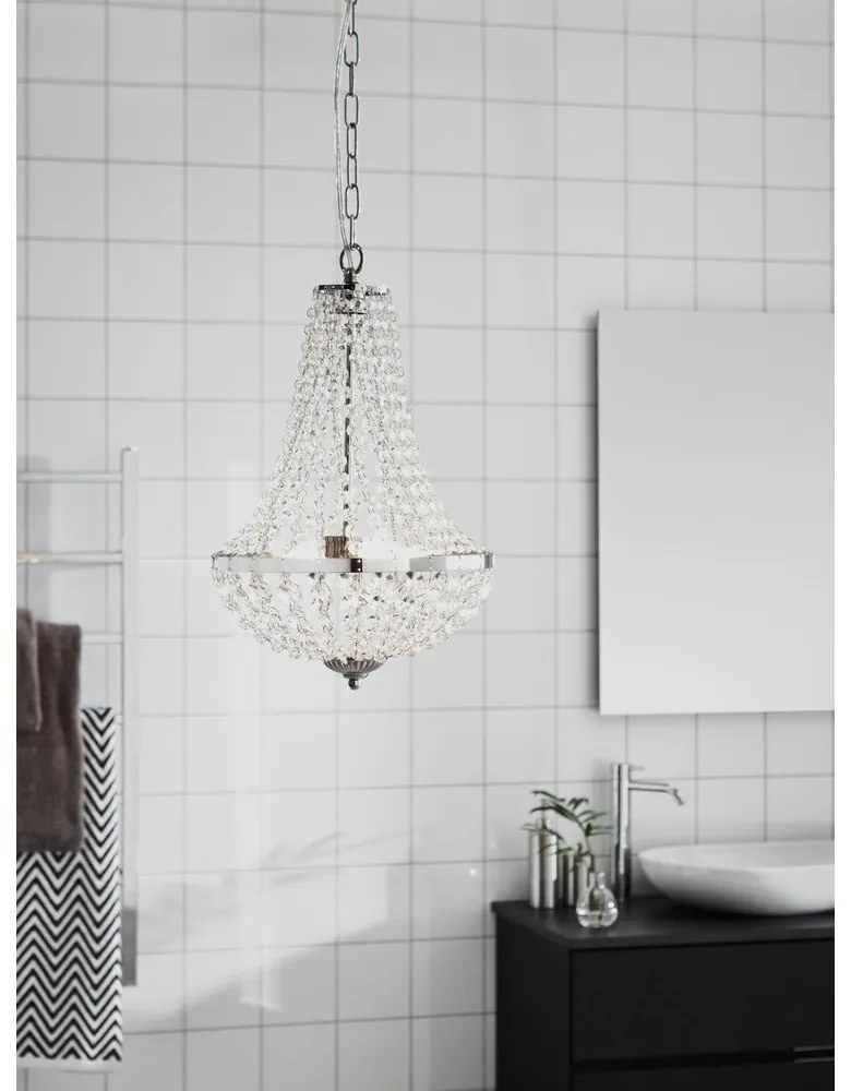 Lustră argintie ø 30 cm Gränsö – Markslöjd