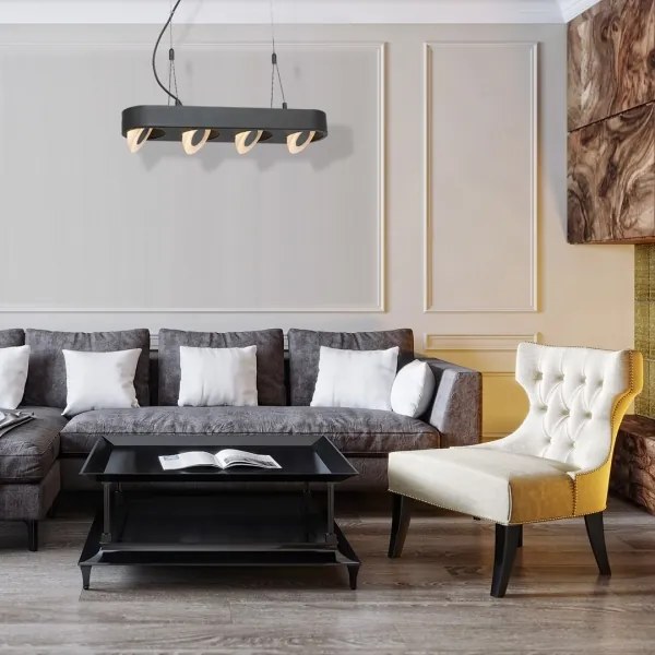 Lustră LED pe cablu PRIMO 4xLED/40W/230V