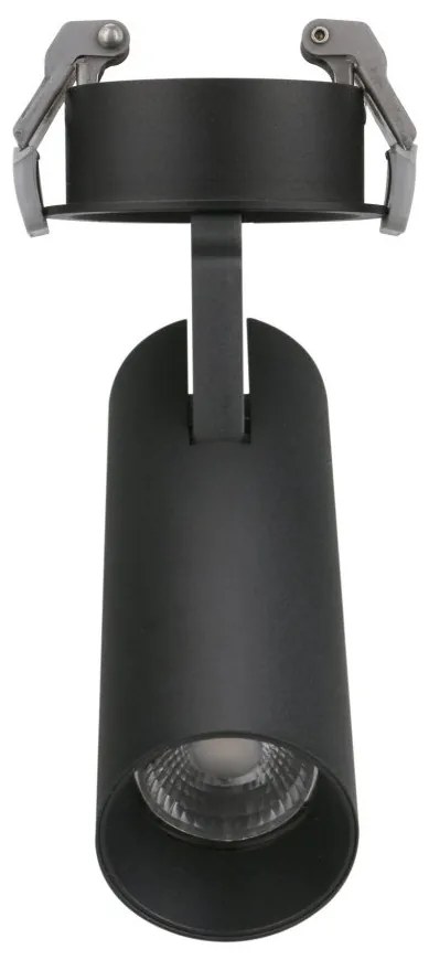 Spot LED directionabil incastrabil tavan fals SHINEMAKER negru