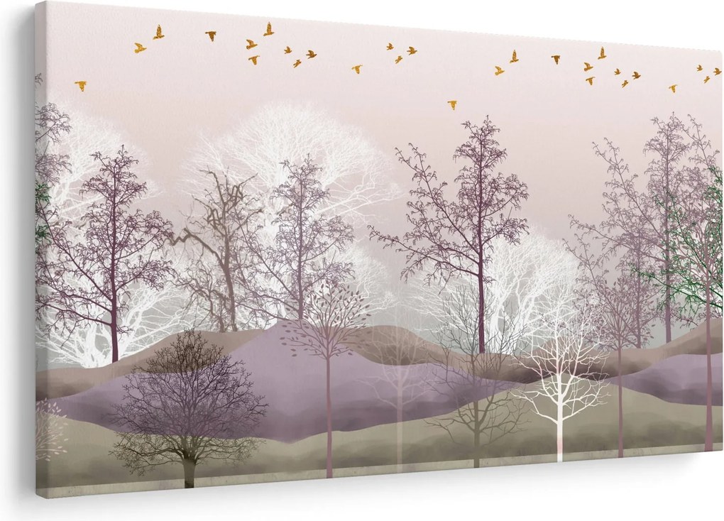 Tablou cu pădure (90x60 cm)