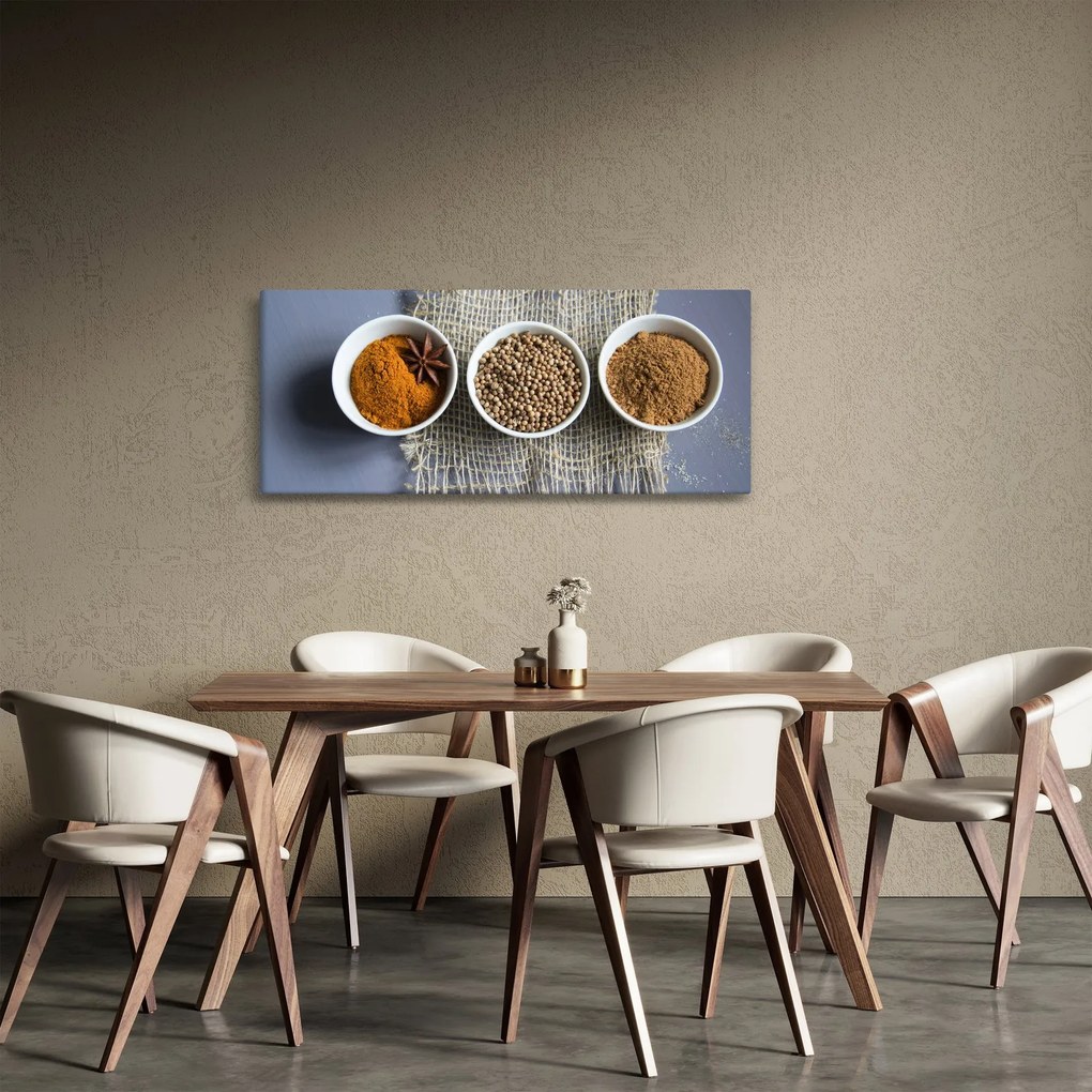 Tablou cu condimente (120x50 cm)