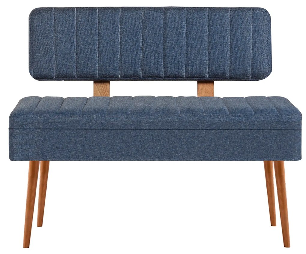 Set mobilier sufragerie Vlasta 2 (pin atlantic + albastru închis) (pentru 6 persoane). 1073073