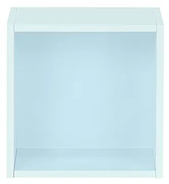 Boxie dulap de perete deschis 40x40x27 cm albastru
