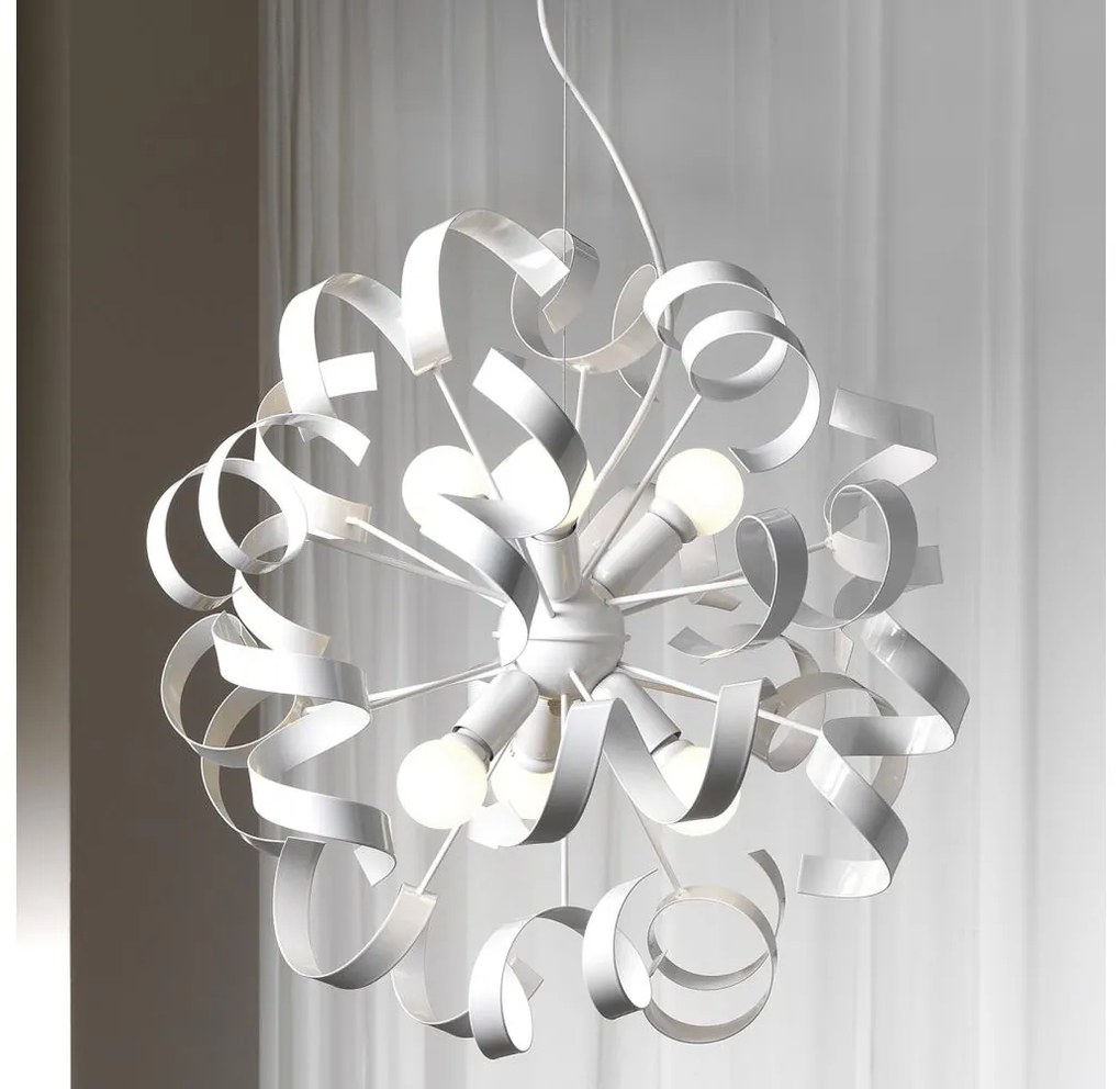 Lustră pe cablu ONLI ZOE 6xE14/6W/230V alb