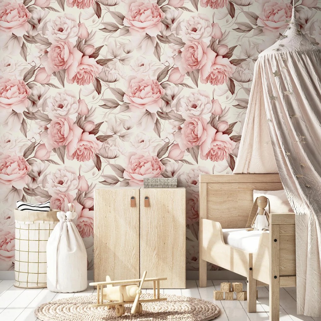 Fototapet – Bujori roz II. (147x102 cm)