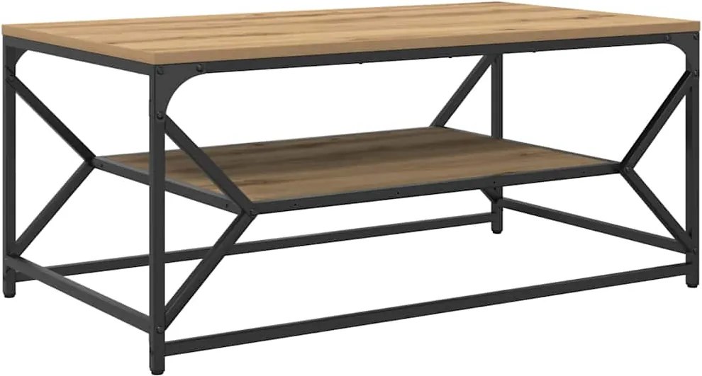 vidaXL Masă de cafea Stejar Artizanal 90 x 50 x 40 cm