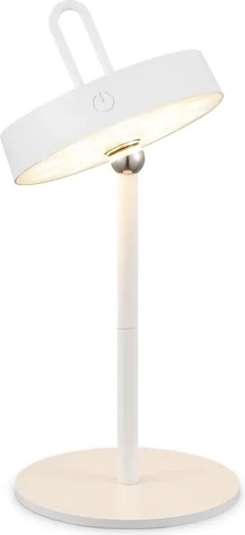 Lampă de masă LED, reglabilă, reîncărcabilă, pentru exterior, cu control tactil GENTLE LED/1,5W/3,7V 3000 mAh IP44 albă