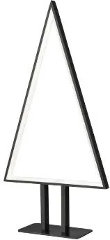 Veioza, LED, aluminiu, neagra, 25 x 50 x 8 cm, 32w