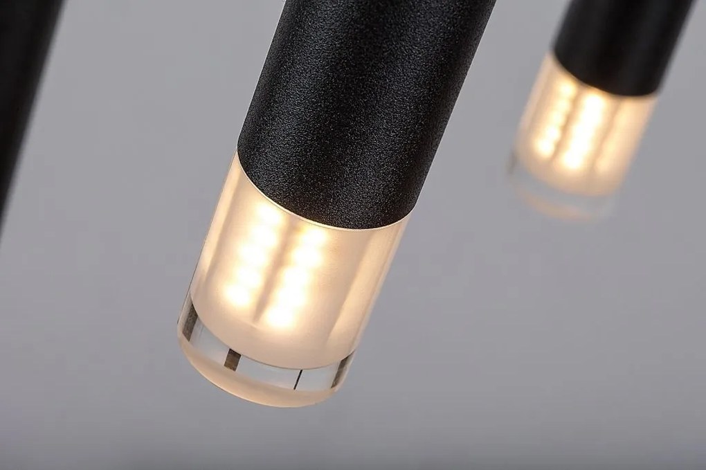 Lustra suspendata stil minimalist Ramira 5L negru