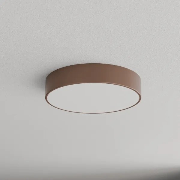 Brilagi - Plafonieră pentru baie cu senzor CLARE 3xE27/24W/230V, Ø 40 cm, maro, IP54