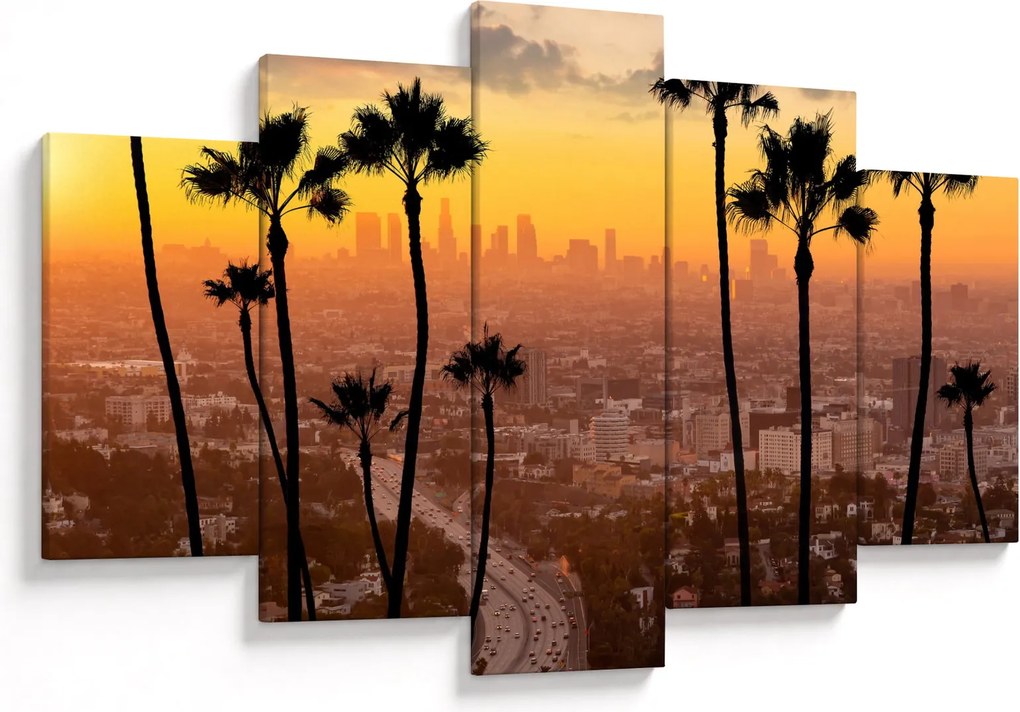 Tablou - Panorama din Los Angeles (150x105 cm)