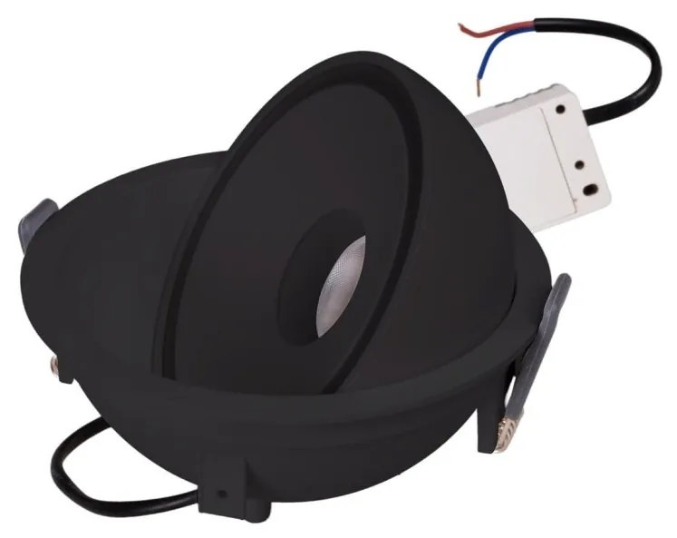 Spot LED Incastrabil Directionabil Design Modern, Vector 10w negru