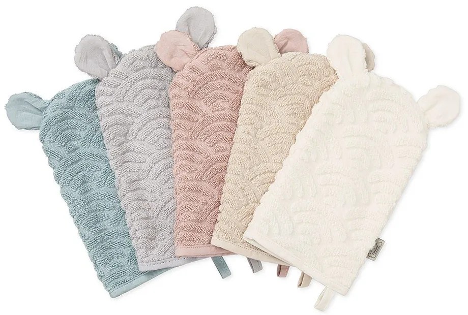 Prosopel de spălat pe corp roz prăfuit din bumbac organic 14x22 cm Dusty Rose – Cam Cam Copenhagen