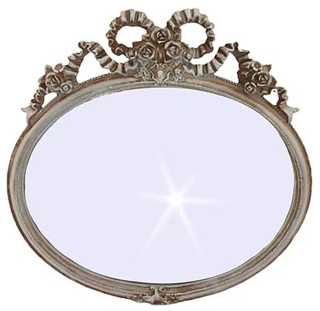 Oglinda ovala Magic Mirror 29x28cm, Argintiu