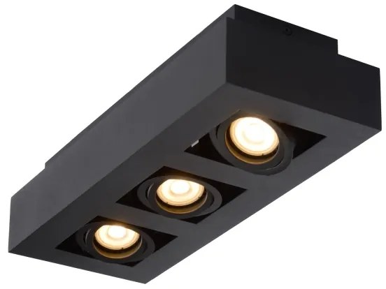 Spot LED Lucide 09119/16/30 XIRAX 3xGU10/5W/230V negru