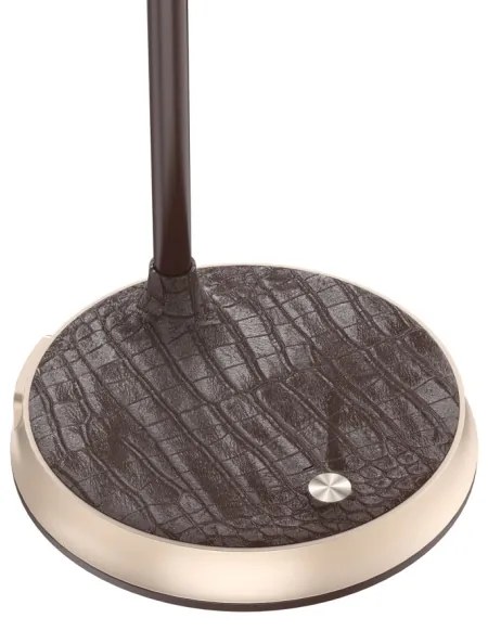 Immax 08971L - Lampă de birou LED reglabilă FINCH LED/9W/12/230V maro/auriu