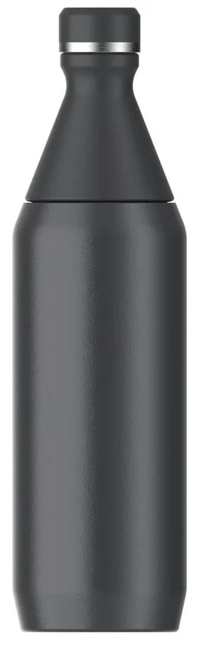 Sticlă termică neagră din oțel inoxidabil 600 ml All Day Slim Bottle Black – Stanley
