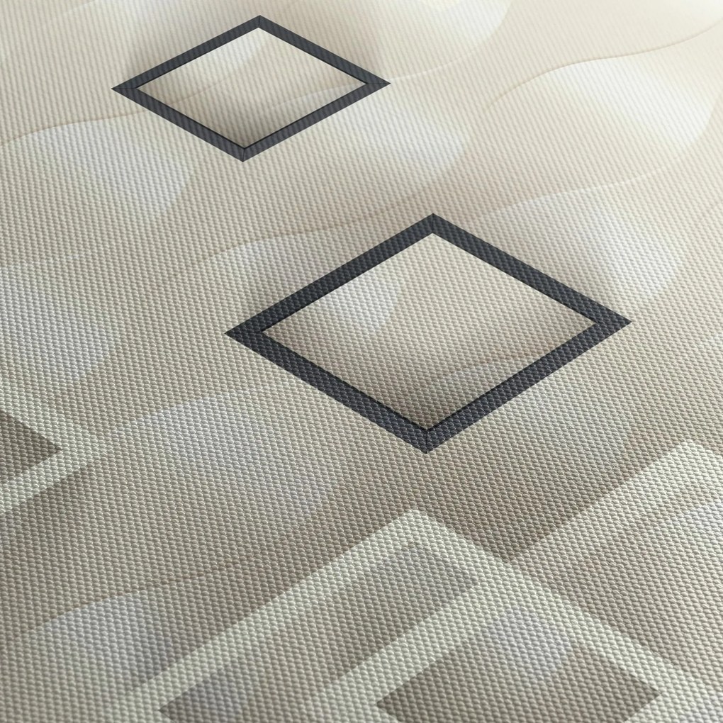Tablou geometric abstract (cu ceas) (90x30 cm)