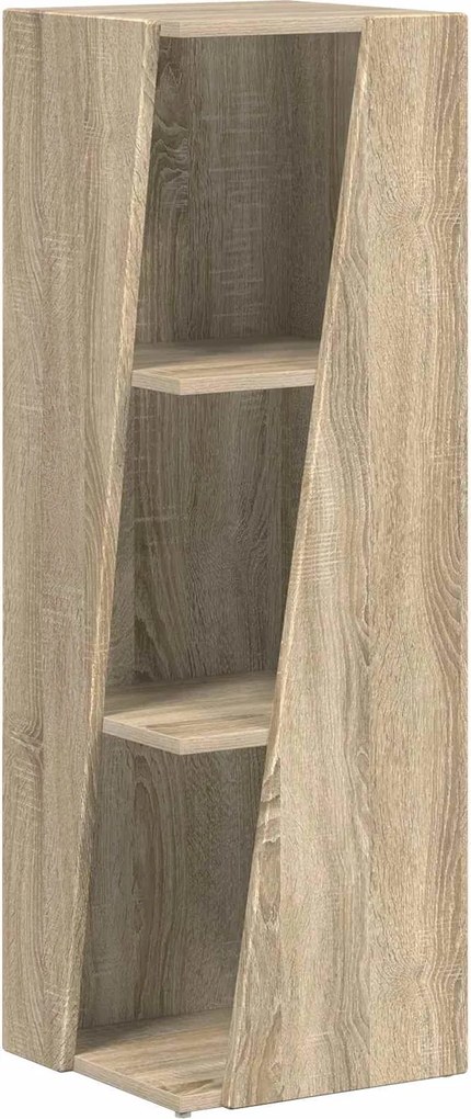 vidaXL Raft lateral Stejar Sonoma 33 x 32 x 100,5 cm Lemn compozit