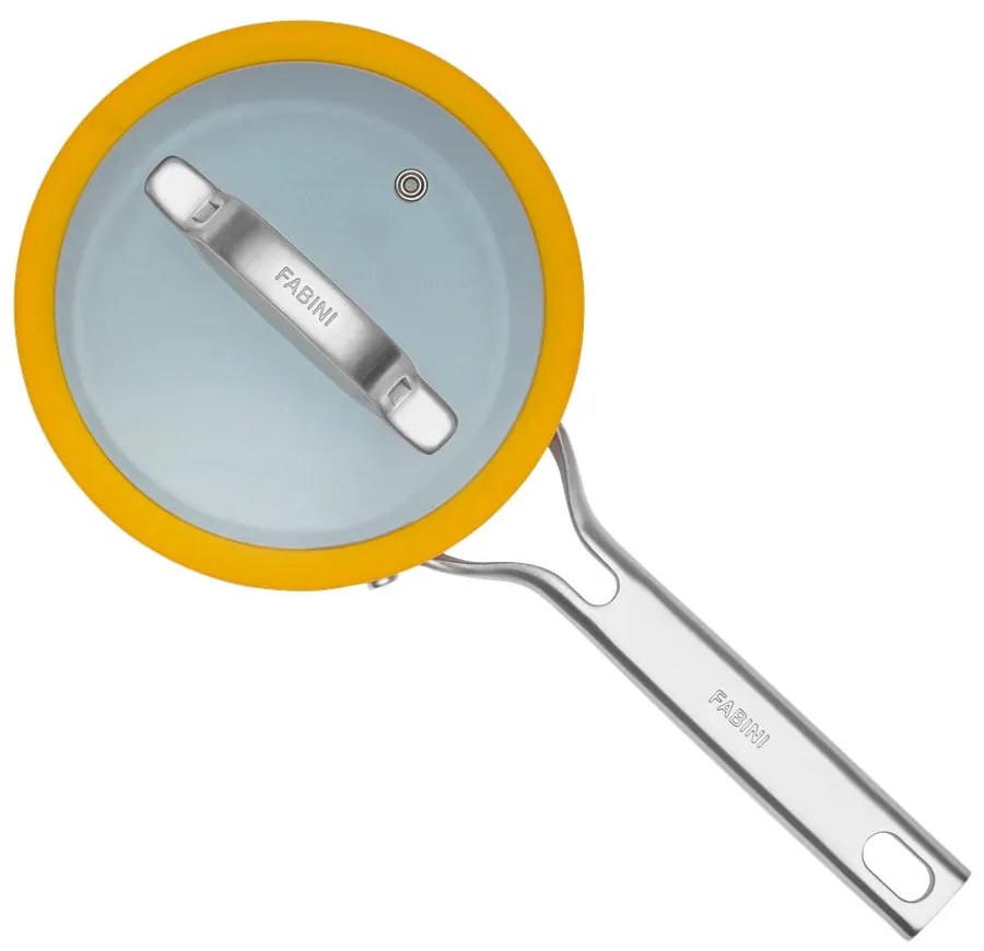 Oală cu capac/cu suprafață ceramică 1,3 l adecvată pentru plita cu inducție Meda 3.0 – FABINI