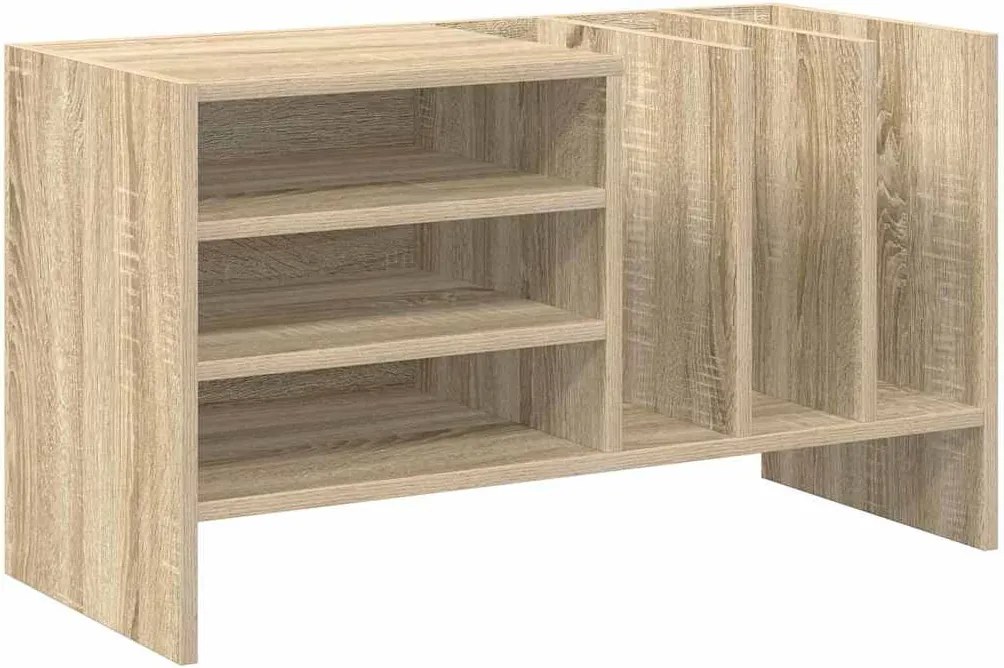 vidaXL Dulap pentru discuri de vinil Stejar Sonoma 78,5 x 35 x 45 cm