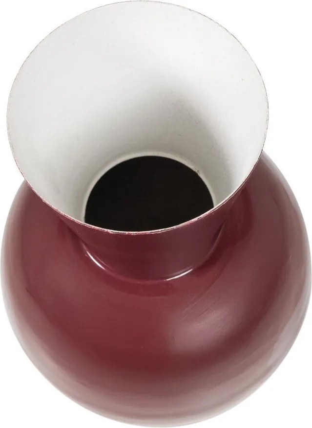 Vază burgundy din metal (înălțime 38 cm) Auri – WOOOD
