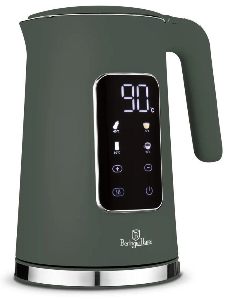 Fierbator de apa 1.7 L digital Green Matt Berlinger Haus BH 9746