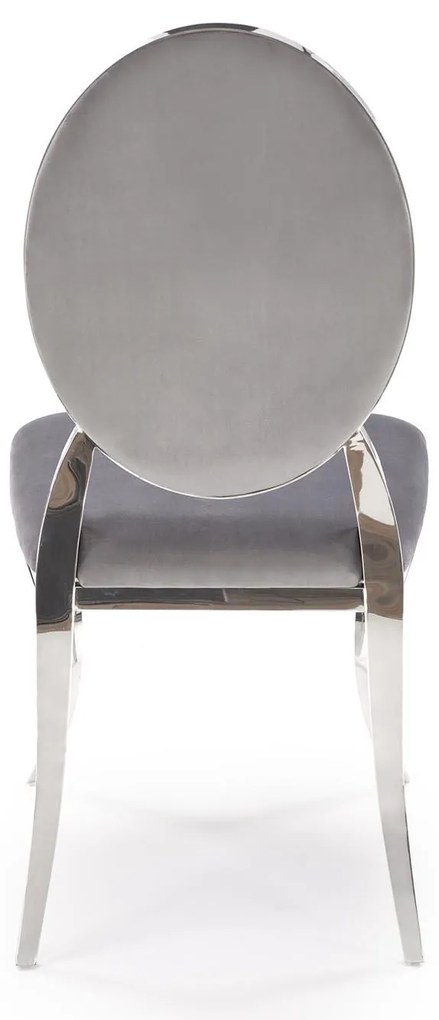 Scaun sufragerie Regino (gri + argintiu). 1123670