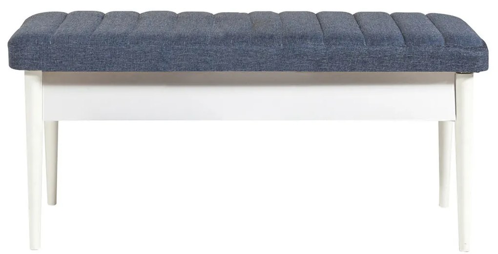 Set mobilier sufragerie Vlasta 1 (alb + albastru închis) (pentru 4 persoane). 1072197