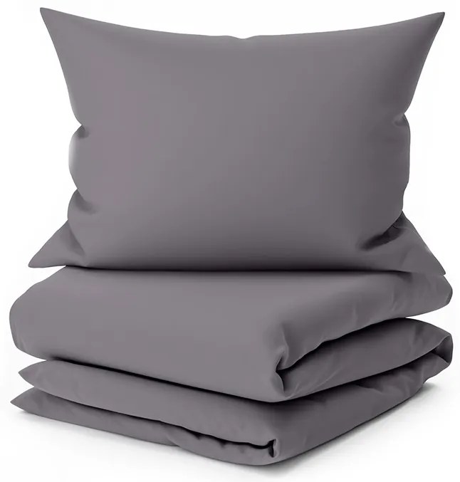 Lenjerie de pat din bumbac STANDO gri Dimensiune lenjerie de pat: 70 x 90 cm | 140 x 220 cm