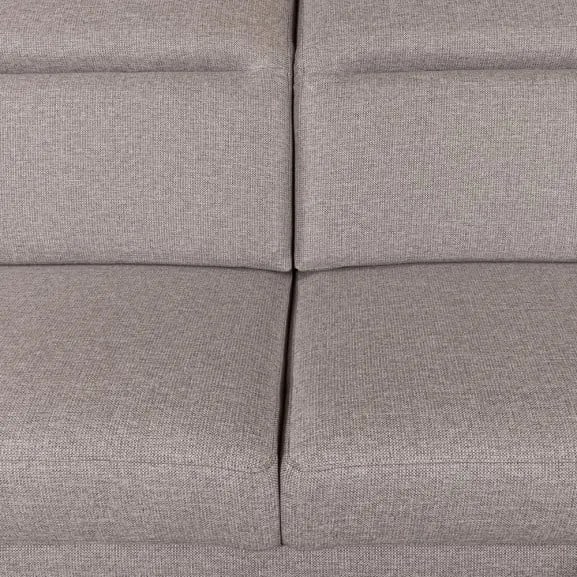 Coltar Extensibil Cu Insula Dreapta Dax, 5 Locuri, Lada De Depozitare, Gri, 299 Cm