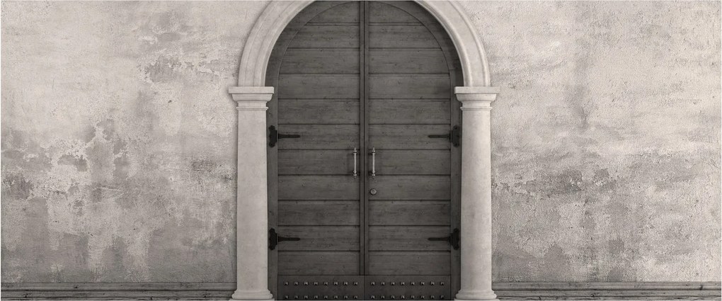 Tablou - Ușa misterioasă (120x50 cm)
