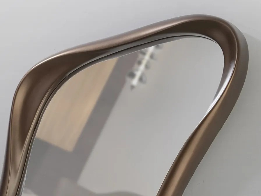 Oglinda decorativa moderna Gina bronz